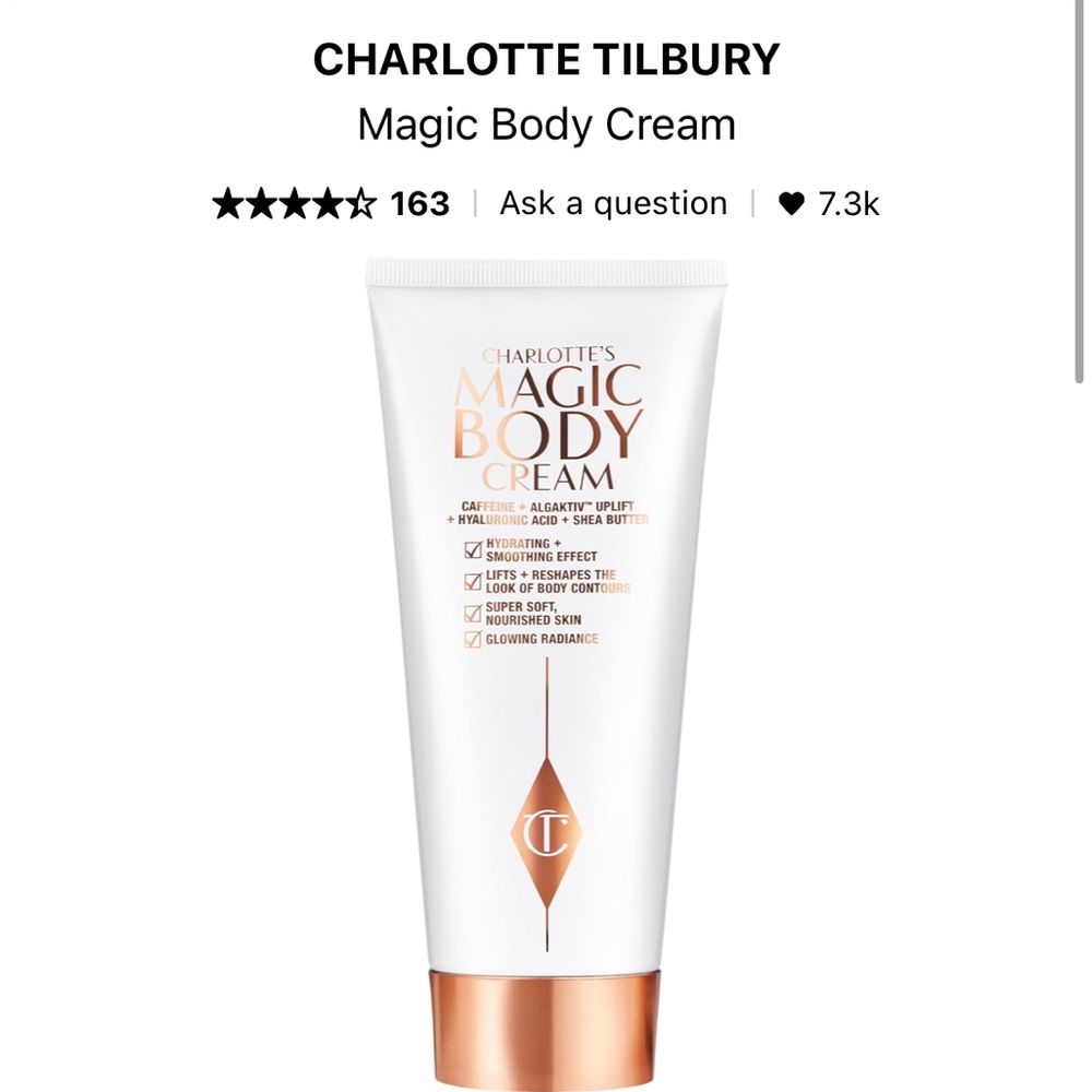 CHARLOTTE TILBURY Magic Body Cream